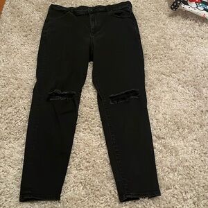 American eagle next level stretch black jeans